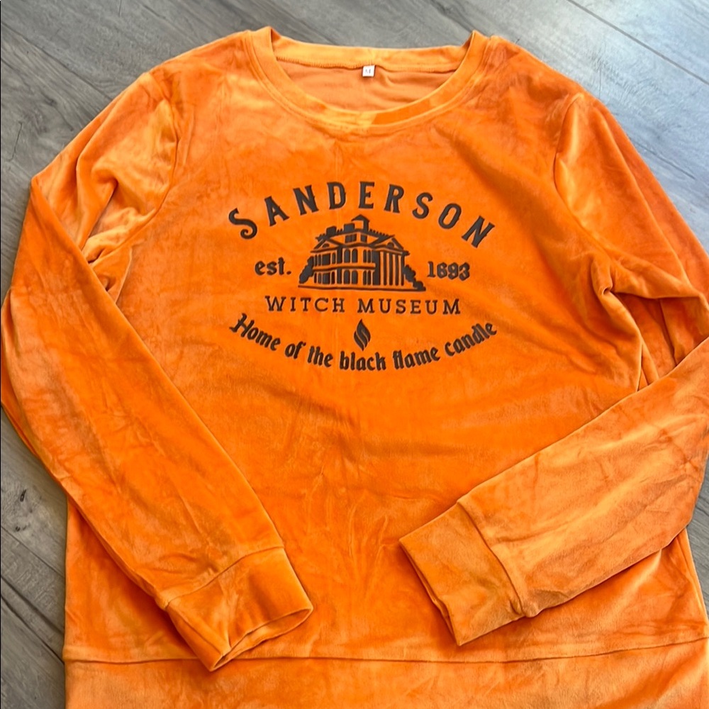 Orange Sanderson Witch Museum Sweatshirt